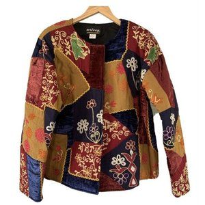 Women's Multicolor Patchwork Jacket